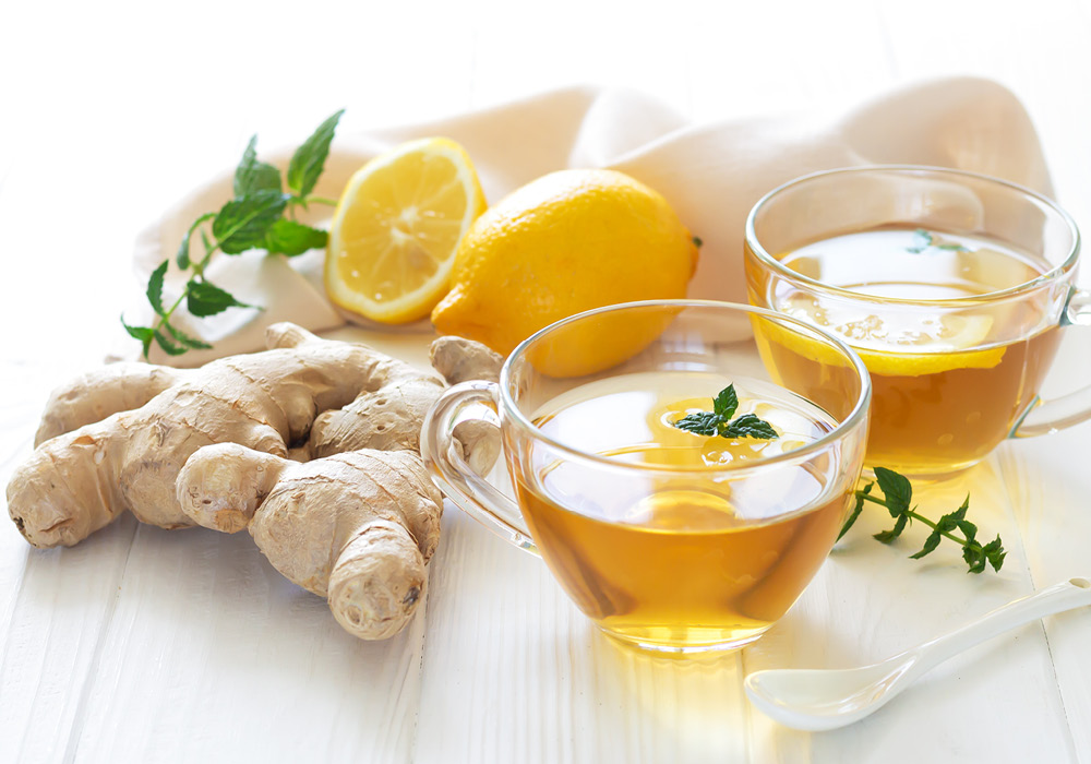 ingwer zitronen tee